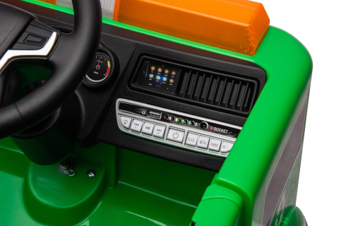 Masinuta electrica copii 2-5 ani, Kinderauto Dumpster, 70W 12V, echipare premium, verde [11]
