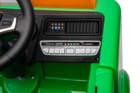 Masinuta electrica copii 2-5 ani, Kinderauto Dumpster, 70W 12V, echipare premium, verde [10]