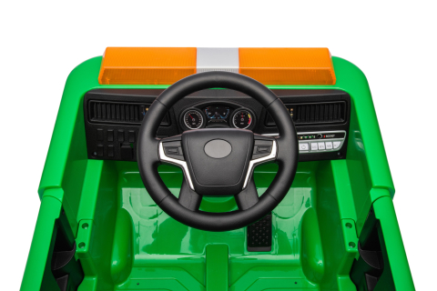 Masinuta electrica copii 2-5 ani, Kinderauto Dumpster, 70W 12V, echipare premium, verde [12]