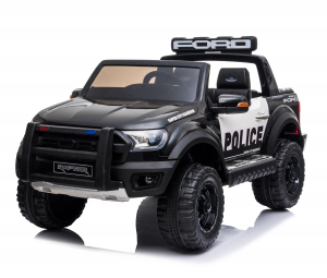 Masinute electrice - Masinuta electrica Ford Ranger POLICE 90W cu Scaun TAPITAT #Negru