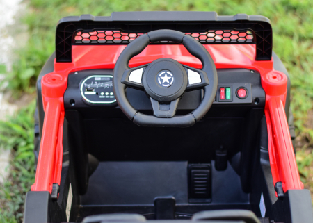 Masinuta electrica Kinderauto BJF119B 60W 12V standard, culoare Rosie [11]