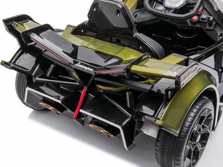 Masinuta electrica Lamborghini Lambo12 Vision 90W 12V, culoare Army Green [5]