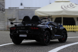 Masinuta electrica Lamborghini Aventador SVJ 90W 12V PREMIUM #Negru [4]