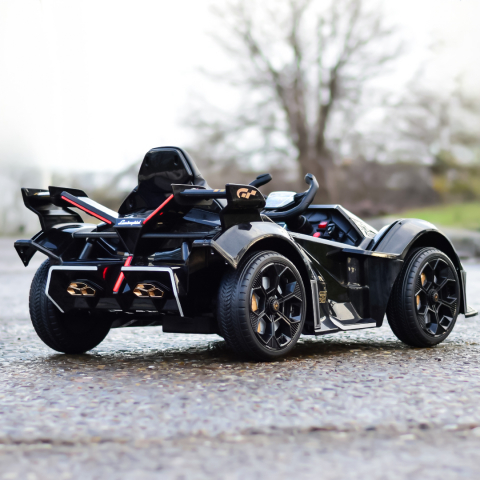 Masinuta electrica Lamborghini Lambo12 Vision 4x4 140W 12V 14Ah Premium, culoare Negru [9]