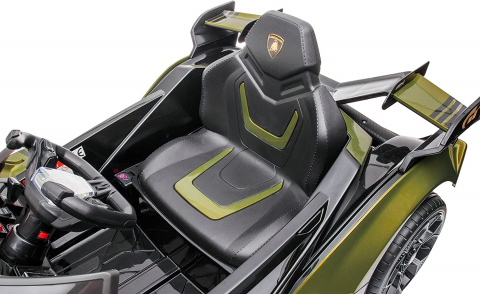 Masinuta electrica pentru copii, Lamborghini Lambo12 Vision, 4x4, 140W, 12V 14Ah, Premium, Army-Green [6]