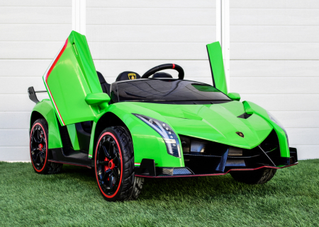 Masinuta electrica Lamborghini Veneno 180W 12V PREMIUM #Verde [1]
