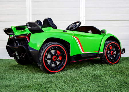 Masinuta electrica Lamborghini Veneno 180W 12V PREMIUM #Verde [5]