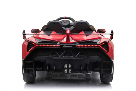 Masinuta electrica Lamborghini Veneno 180W 12V PREMIUM #Rosu [1]
