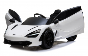 Masinute electrice - Masinuta electrica McLaren 720S 90W 12V PREMIUM #Alb