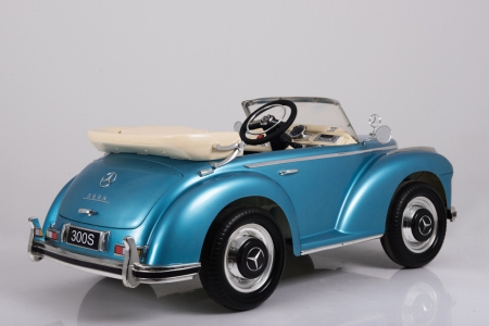 Masinuta electrica albastra pentru copii Mercedes 300S [15]