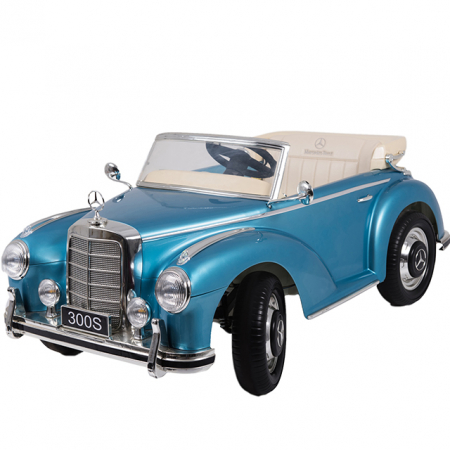 Masinute electrice - Masinuta electrica albastra pentru copii Mercedes 300S
