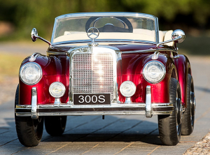 Masinuta electrica Mercedes 300S 70W 12V PREMIUM #Rosu [3]