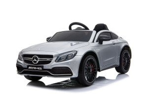 Masinute electrice - Masinuta electrica Mercedes C63 12V STANDARD #Argintiu