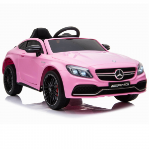 Masinute electrice - Masinuta electrica Mercedes C63 12V STANDARD #Roz