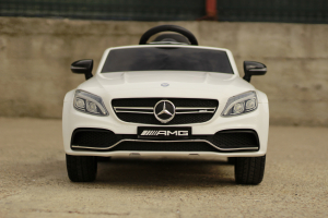 Masinuta electrica Mercedes C63 12V STANDARD #Alb [1]