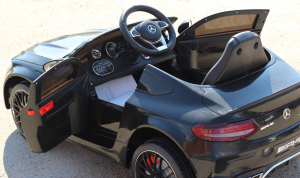 Masinuta electrica Mercedes C63 12V STANDARD #Negru [8]