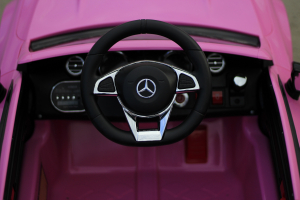 Masinuta electrica Mercedes C63 12V STANDARD #Roz [6]