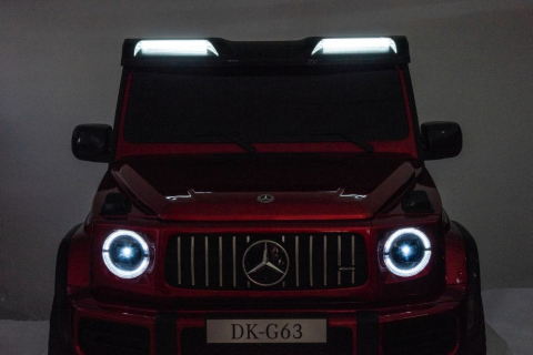 Masinuta electrica Mercedes G63, 2 locuri, 4x4, 800W, rosu metalizat [10]