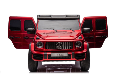Masinuta electrica Mercedes G63, 2 locuri, 4x4, 800W, rosu metalizat [4]