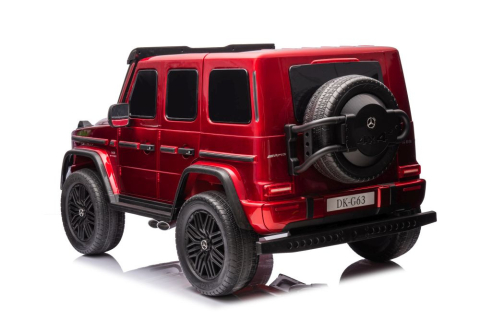 Masinuta electrica Mercedes G63, 2 locuri, 4x4, 800W, rosu metalizat [2]