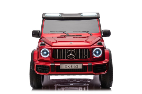 Masinuta electrica Mercedes G63, 2 locuri, 4x4, 800W, rosu metalizat [15]