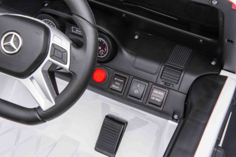 Masinuta electrica Mercedes G63 6x6 210W 12V 10Ah Premium, culoare alba [10]