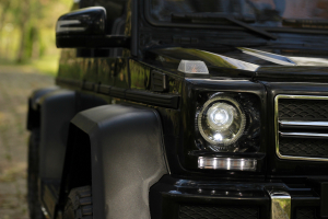 Masinuta electrica copii Mercedes G63 6x6 270W, neagra [15]