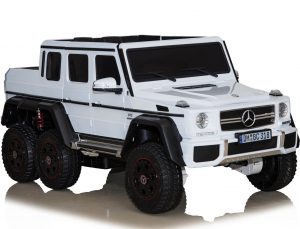Masinute electrice - Masinuta electrica Mercedes G63 6x6 Premium cu 4 motoare #ALB