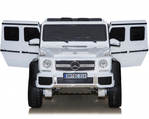 Masinuta electrica Mercedes G63 6x6 Premium cu 4 motoare #ALB [8]