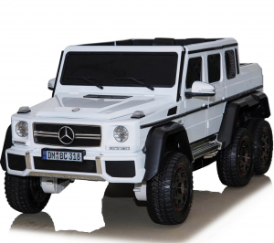 Masinuta electrica Mercedes G63 6x6 Premium cu 4 motoare #ALB [2]