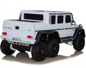 Masinuta electrica Mercedes G63 6x6 Premium cu 4 motoare #ALB [7]
