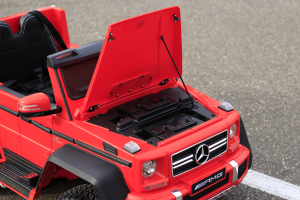 Mercedes G63, premium, rosu, 6x6, pentru copii [14]