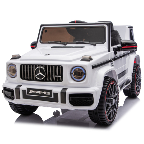Produse in stoc - Masinuta electrica copii cu licenta Mercedes G63 AMG, alb