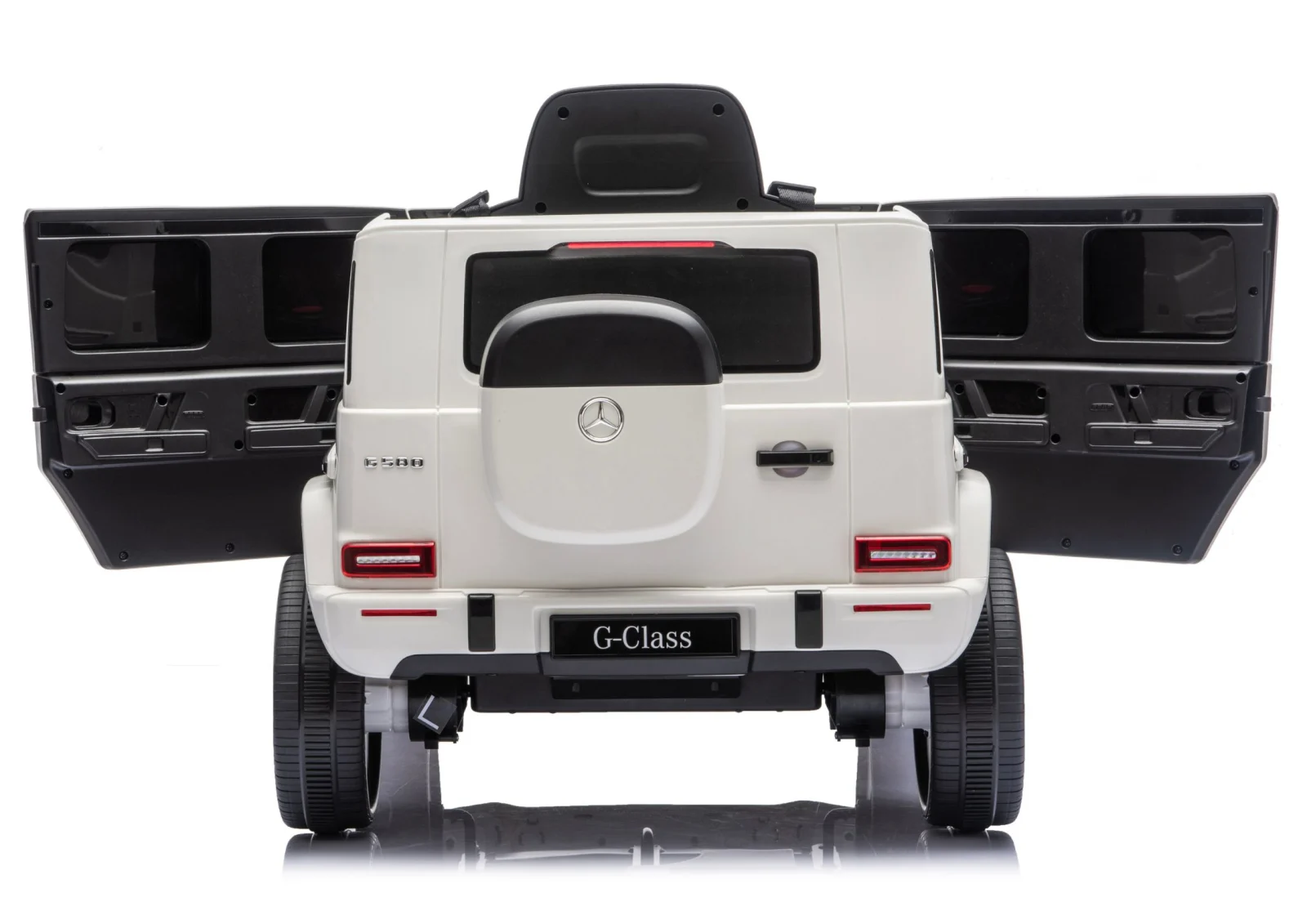 Masinuta electrica pentru copii 2-5 ani Mercedes G580 4x4, 140W 12V 7Ah, premium, culoare alba [3]