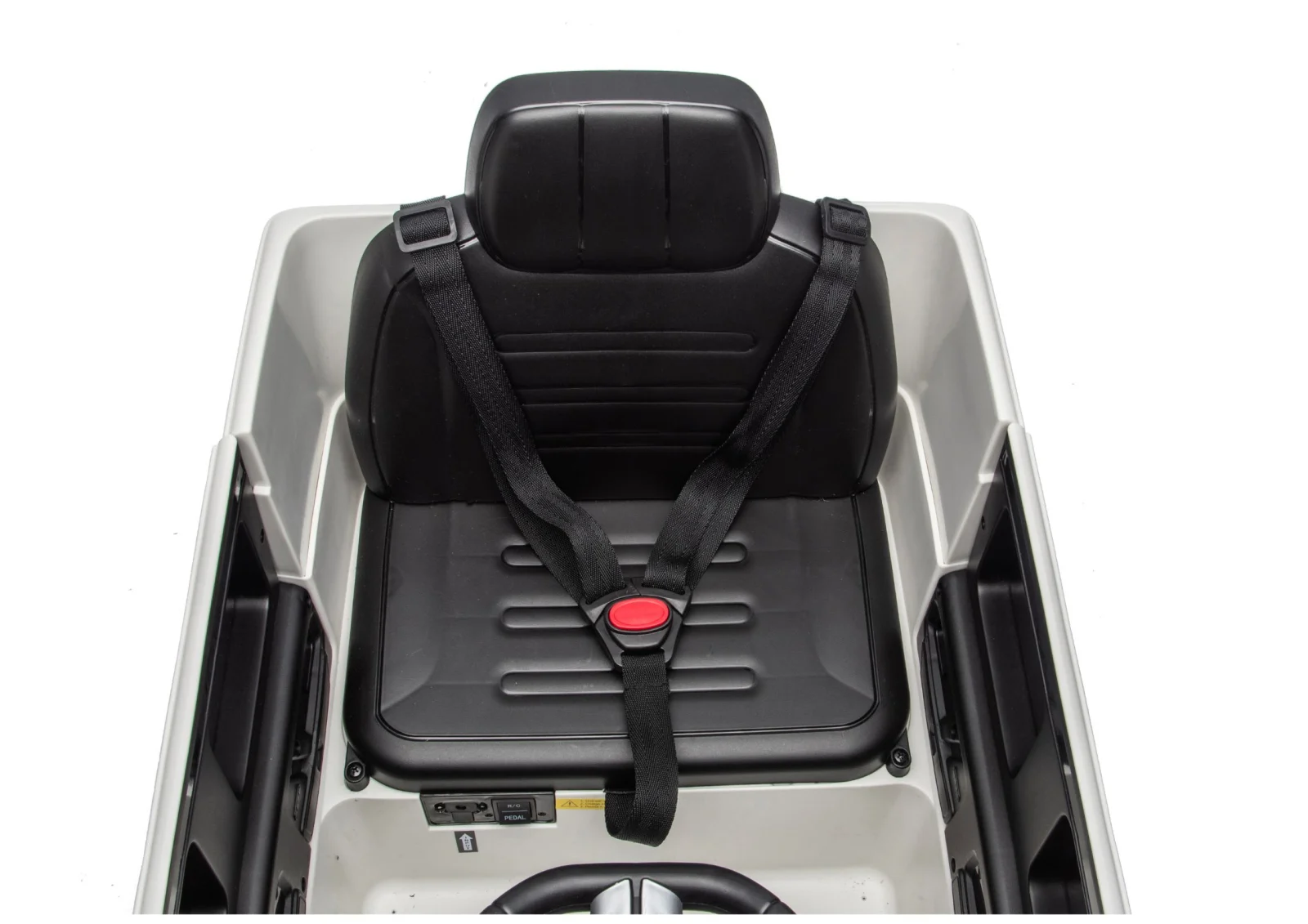 Masinuta electrica pentru copii 2-5 ani Mercedes G580 4x4, 140W 12V 7Ah, premium, culoare alba [8]