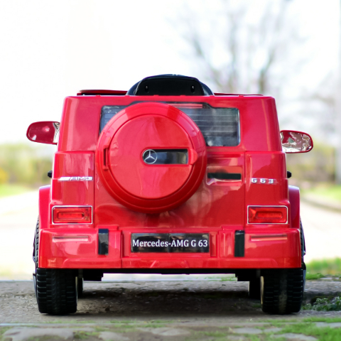 Masinuta electrica Mercedes G63 AMG 70W, rosie [7]