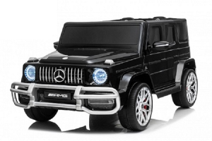 Masinute electrice - Masinuta electrica Mercedes G63 XXL 180W 12V 4x4 PREMIUM  #Negru metalizat