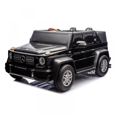 Masinute electrice - Masinuta electrica pentru 2 copii Mercedes G650 Maybach XXL 24V 14Ah si Mp4 culoare Neagra