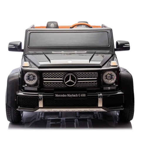 Masinuta electrica pentru 2 copii Mercedes G650 Maybach XXL 24V 14Ah si Mp4 culoare Neagra [7]