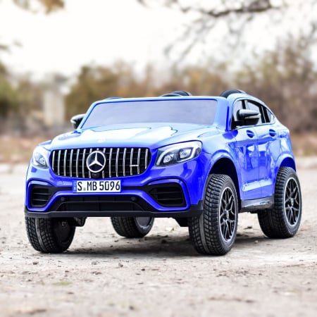 Masinuta electrica Mercedes GLC63s AMG 4x4 180W 12V 14Ah PREMIUM, culoare Albastra [11]