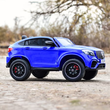 Masinuta electrica Mercedes GLC63s AMG 4x4 180W 12V 14Ah PREMIUM, culoare Albastra [19]