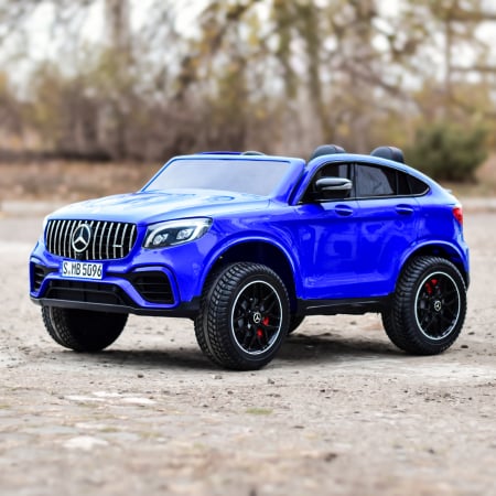 Masinuta electrica Mercedes GLC63s AMG 4x4 180W 12V 14Ah PREMIUM, culoare Albastra [12]