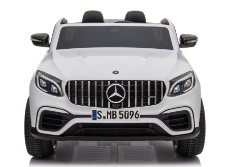 Masinuta electrica copii Mercedes GLC63s AMG, tractiune 4x4, 180W, 12V 14Ah, echipare premium, alba [1]