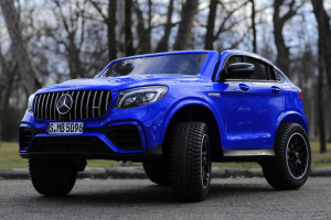 Masinuta electrica Mercedes GLC63s AMG 4x4 180W PREMIUM #Albastru [2]