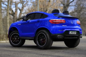Masinuta electrica Mercedes GLC63s AMG 4x4 180W 12V 14Ah PREMIUM, culoare Albastra [4]