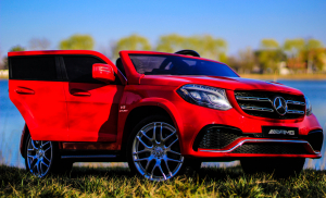 Masinuta electrica Mercedes GLS63 AMG 4x4 24V STANDARD #Rosu [1]