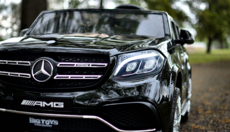 Masinuta electrica pentru copii Mercedes GLS 63, Negru [2]