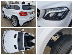 Masinuta electrica Mercedes GLS63 AMG 4x4 12V 180W STANDARD #Alb [12]