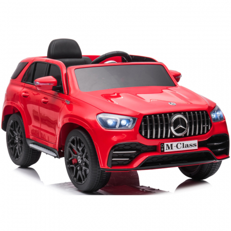 Masinute electrice - Masinuta electrica Mercedes M-class 4x4 140W 12V 10Ah premium, culoare Rosie