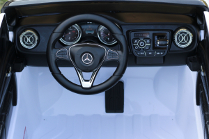 Masinuta electrica Mercedes POLICE X-Class 4x4 STANDARD #Alb [10]